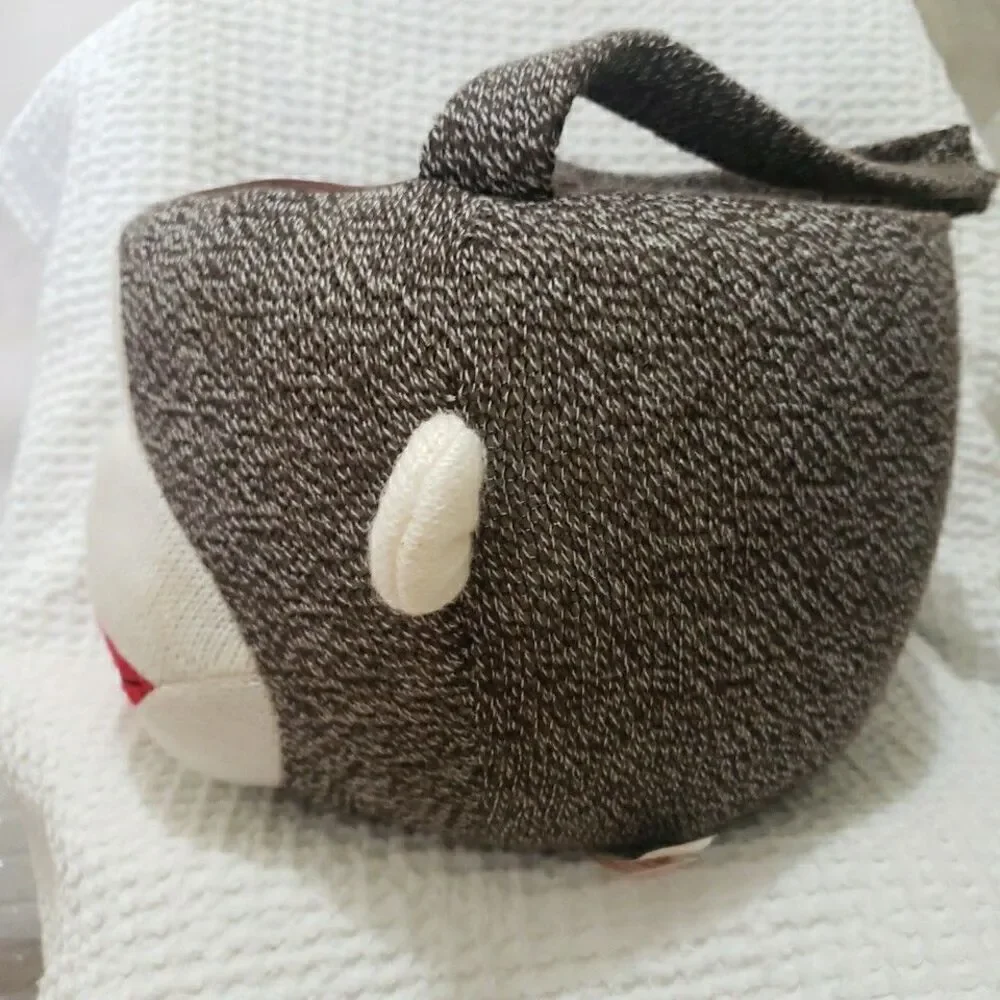 Dan Dee Sock Monkey Plush Basket Bucket Hobby Lobby Collector's